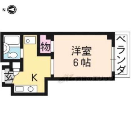 シャンボール今出川の物件間取画像